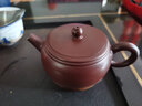 八璽（BAXI）宜興純?nèi)止ぷ仙皦鼐畽诶蠋熢V紫朱泥泡茶壺功夫茶具套裝禮盒 紫朱泥井欄壺 220ml 國助理工藝美術(shù)師徐峰/證書禮盒 曬單實拍圖