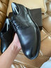 沙馳（SATCHI）男鞋春季新款商務(wù)正裝皮鞋男羊皮系帶按摩氣墊舒適鞋子男 黑色 42 歐碼偏大一碼 曬單實(shí)拍圖