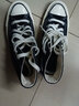 匡威（Converse）運動(dòng)鞋男鞋女鞋鞋子ALLSTAR鞋子防滑板鞋運動(dòng)休閑鞋高幫帆布鞋 70S三星標升級款 黑標LOGO 35 曬單實(shí)拍圖