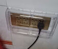 國際電工118型插座防水盒一位二位三位粘貼式開關(guān)保護蓋浴室四位防濺盒罩 118型雙聯(lián)防水盒【透明】 曬單實拍圖