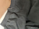 皮爾卡丹（pierre cardin）休閑褲男2024秋季寬松褲男新款中年燈芯絨抽繩松緊闊腿胖子長褲男 黑色 XL 推薦【130-155斤】 曬單實拍圖