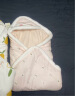 童泰秋冬婴儿床品可拆卸内胆抱毯外出新生儿加厚抱被 粉色 85cm*85cm 实拍图