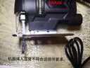 利多曲線鋸木工鋸電鋸家用小型手持弧形切割機(jī)曲線鋸電動(dòng)木工工具大全 調(diào)速款【塑盒+鋸條*10】 曬單實(shí)拍圖