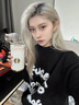 Vanow勛章咖啡杯保溫杯陶瓷內(nèi)膽女高顏值新款便攜吸管便攜隨行水杯子 杏子白500ml【316不銹鋼內(nèi)膽】 曬單實(shí)拍圖