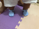 拉米奇骐女宝宝学步鞋0-1岁软底防滑不掉春夏季6—12个月婴儿鞋男幼儿布鞋 爱心蓝色 13码内长11.5CM 实拍图