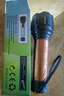 老式LED強光手電筒裝2節(jié)1號干電池單檔定焦塑料大電筒手握式家用 手電筒+1號電池2節(jié) 曬單實拍圖