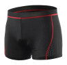 CAVALRY骑行内裤自行车短裤男女硅胶坐垫山地车公路车裤子座垫 黑红XL 实拍图