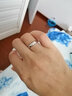 我愛鉆石網(wǎng)鉆石情侶款對戒K金婚戒結(jié)婚訂婚鉆戒男女鉑金戒指情人節(jié)禮物 對戒（女）約3分 曬單實拍圖