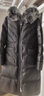 皮爾卡丹（pierre cardin）真皮羽絨服女中長(cháng)款綿羊皮狐貍毛領(lǐng)2024冬季海寧新款加厚皮草外套 黑色【狐貍毛領(lǐng)】 M 曬單實(shí)拍圖