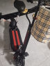 凤凰（Phoenix）折叠电动滑板车 成人便携式代步电动车小型迷你踏板电瓶车 磨砂黑 【10寸36V】约50-60KM/3C电机 实拍图