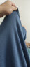 京东京造【凉感抑菌】棉莫代尔睡衣男睡衣冰丝短袖T恤套装夏季 黛蓝XL 实拍图