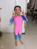 DIVE&SAIL兒童泳衣長袖連體潛水服防曬女童中大童戶外速干游泳衣泳裝男童 女款粉色 S 建議90-105cm 曬單實拍圖