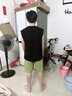 卡兔藍(lán)貓（KATULANMAO）男童無袖套裝夏裝帥氣潮兒童夏季薄款衣服7到8九十一歲男孩兩件套 綠色 160 曬單實(shí)拍圖