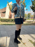 星期六彈力靴女靴顯瘦粗跟長(zhǎng)靴女2025秋冬新款過(guò)膝靴加絨百搭長(zhǎng)筒靴子女 黑色（跟高5CM） 38 曬單實(shí)拍圖