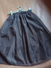 歐偲麥短裙半身裙子女防走光百褶裙春秋季高腰a字裙蓬蓬 5006 黑 XL 曬單實(shí)拍圖