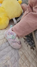 G·DUCK KIDS小黃鴨寶寶學(xué)步鞋春秋女?huà)雰悍阑浀仔幽袃和瘑涡瑡胗變毫翢粜?超Q彈-【學(xué)步鞋軟底防滑】櫻花粉 內長(cháng)12cm 【17碼】 曬單實(shí)拍圖