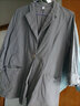 Lauaird 薄款亞麻小西裝外套女棉麻新款春夏韓版顯瘦七分袖一?？畚鞣?灰色 2XL 【130-140斤】 曬單實(shí)拍圖
