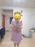 顏域（YANYEE）女裝碎花魚尾裙子女夏裝2024新款通勤時(shí)尚減齡修身氣質(zhì)連衣裙 粉紫色 XXL/44 曬單實(shí)拍圖