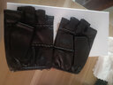 羅歐蒂斯NOOLDERS男士秋冬半指開(kāi)車(chē)手套摩托車(chē)騎行駕駛露指半截真皮手套薄 黑色(絲滑里) M碼 曬單實(shí)拍圖