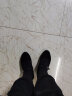 福来红老北京布鞋女鞋厚底黑色坡跟工作鞋防水台女单鞋酒店防滑保洁鞋 316黑色 37 实拍图