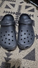 crocs男鞋女鞋明星款洞洞鞋透氣耐磨拖鞋防水輕便休閑鞋沙灘鞋10001 黑色-001 林更新同款 41 -42(260mm) 曬單實(shí)拍圖