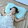 溫歐（veeou）兒童硅膠枕頭1-3-6-12歲可水洗嬰兒小學(xué)生孩子幼兒園寶寶卡通枕頭 普特綠貝卡熊 A枕芯(適合3-18個月)+枕套 曬單實拍圖