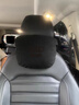 suvmch奧迪A4L/A3/A5/A6/A7汽車(chē)頭枕護頸枕腰靠Q3/Q2L/Q5車(chē)內飾用品腰墊 奧迪頭枕+腰靠- 尊貴黑- 1套 曬單實(shí)拍圖
