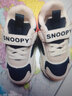 SNOOPY史努比童鞋男童保暖運動(dòng)鞋短絨二棉鞋冬季短絨休閑鞋5002米黃25 曬單實(shí)拍圖