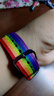 歐美情侶手鏈原宿風(fēng)少女心泫雅風(fēng)手飾七色炫彩學(xué)生韓版彩虹手環(huán) 紅橙黃綠藍紫 曬單實(shí)拍圖