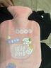 風(fēng)之草生日禮物女注水熱水袋暖手寶暖寶寶學(xué)生宿舍暖水袋暖腳神器 注水熱水袋【錦鯉附體1000ml粉色 曬單實拍圖