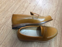 玩累了的孩子！前行吧！Country Loafers 固特異復古手工樂(lè )福皮鞋子男夏季 泰慶油蠟皮—黃棕色（A4#） 39 曬單實(shí)拍圖