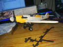 JEU4D模型二战飞机模型德国战斗机美国海盗喷火飓风拼装军事玩具 德国BF109N04白色 实拍图