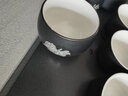 元兮陶瓷大號(hào)茶水分離帶內(nèi)膽蓋碗套裝主人杯家用辦公旅行功夫茶具便攜 08款禪影壺（白膽）+菩提杯2個(gè) 曬單實(shí)拍圖