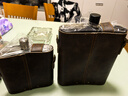 斯涅克316不銹鋼酒壺隨身加厚頭層牛皮便攜式戶(hù)外五5斤裝白酒酒瓶真皮 (2斤)316壺+皮套(4酒杯+1酒漏) 曬單實(shí)拍圖