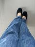斯凱奇（Skechers）女士時(shí)尚休閑鞋輕質(zhì)EVA發(fā)泡坡跟增高蕾絲鞋面 全黑色/BBK 36.5 曬單實(shí)拍圖