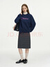范思藍(lán)恩美式無(wú)帽字母刺繡圓領(lǐng)衛(wèi)衣女秋冬2024新款寬松上衣14329 藏青 S 曬單實(shí)拍圖