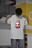 CESAM SPORT短袖T恤男夏季新款潮牌哆啦A夢(mèng)聯(lián)名圓領(lǐng)上衣服舒適休閑打底體恤 白色(DTY) XL 曬單實(shí)拍圖