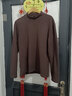 真維斯（Jeanswest）長(cháng)袖打底衫男秋冬季半高領(lǐng)雙面絨保暖內搭t恤男士加絨加厚上衣服 半高領(lǐng) 咖啡 純色 3XL 【推薦170-190斤】 曬單實(shí)拍圖