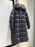 范哲狼長(cháng)款羽絨服女款2025冬季最新款寬松鵝絨狐貍毛領(lǐng)加厚保暖過(guò)膝外套 黑色鵝絨中長(cháng)款真毛領(lǐng)羽絨服女 2XL 155-175 曬單實(shí)拍圖