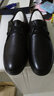 奧康（Aokang）男鞋春季軟皮日常休閑鞋平底系帶男士真皮舒適皮鞋子 黑色115321039LH 42 曬單實(shí)拍圖