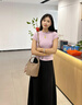 京贊2025新款包包輕奢真皮感女包斜挎水桶包手提包牛皮紋路單肩包禮物 大象灰（優(yōu)質(zhì)版）送絲巾 曬單實(shí)拍圖