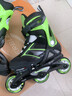 Rollerblade輪滑鞋兒童男女溜冰鞋全套裝幼兒園旱冰鞋3-6歲初學(xué)者基礎直排滑 透氣藍色兒童套裝（28-31碼） 曬單實(shí)拍圖