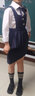 槿茗慷朗誦衣服小學(xué)生兒童大合唱團演出服中大童詩(shī)歌演講服裝學(xué)院風(fēng)班服 女童藏藍長(cháng)袖百褶裙 150 曬單實(shí)拍圖