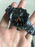 瑞夫泰格手表男機械表商務(wù)休閑男士手表全自動(dòng)防水鋼帶男表腕表RGA1659 黑殼黑橙 曬單實(shí)拍圖