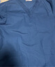 ANNO安諾/ANNO 洗手服刷手衣男女衣服手術(shù)護士服短袖衣 可定制印花繡 湖藍色 XXXXL 曬單實(shí)拍圖