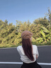 槿城日系復古格紋前進(jìn)帽女英倫風(fēng)大頭圍顯臉小貝雷帽百搭大臉帽子 橘色ZZ5622 均碼 M（56-58cm） 曬單實(shí)拍圖