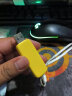 海康威视（HIKVISION）128GB USB3.1U盘星云R32黄色 伸缩接口设计 电脑车载投标高速优盘系统盘 实拍图