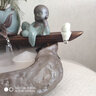 鎏玉堂 陶瓷魚(yú)缸流水擺件辦公室客廳玄關(guān)家居加濕器噴泉桌面創(chuàng  )意流水器 無(wú)憂(yōu)（帶霧化器） 曬單實(shí)拍圖