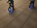 鳳恩（fengen）自行車(chē)風(fēng)火輪燈單車(chē)配件輻條燈夜騎行裝備山地車(chē)柳葉鋼絲燈警示燈 風(fēng)火輪紅色 曬單實(shí)拍圖
