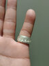 倔匠 轉動(dòng)99足銀男士戒指霸氣單身食指個(gè)性嘻哈寬大扳指指環(huán) 17號 曬單實(shí)拍圖